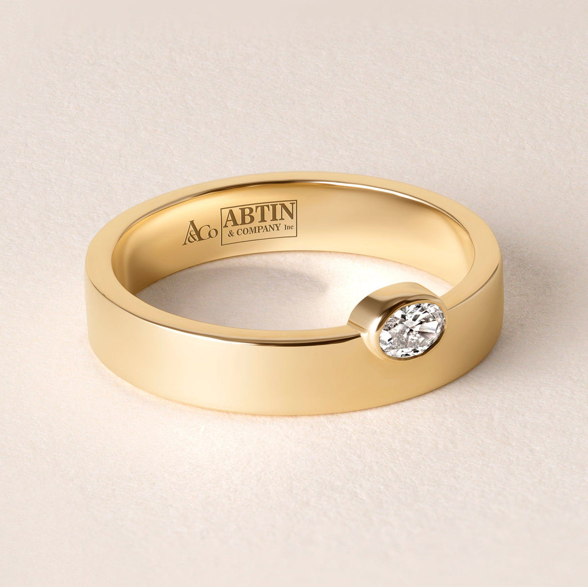Oval Centerline Edge Ring Ring ABB-713.1V1-OV-D-1  - Abtin & Co.
