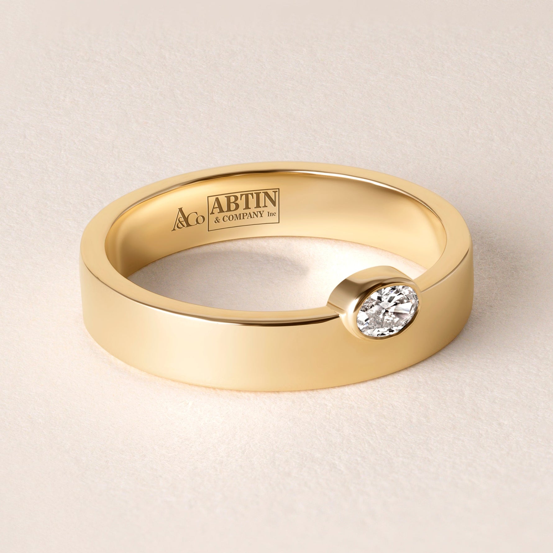 Oval Centerline Edge Ring Ring ABB-713.1V1-OV-D-1  - Abtin & Co.
