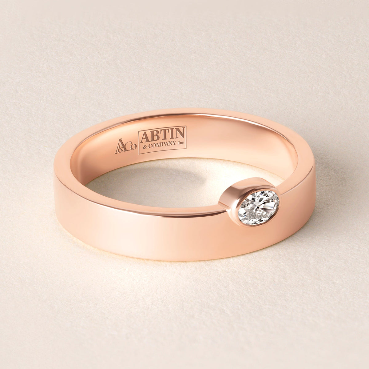 Oval Centerline Edge Ring Ring ABB-713.1V1-OV-D-5  - Abtin & Co.