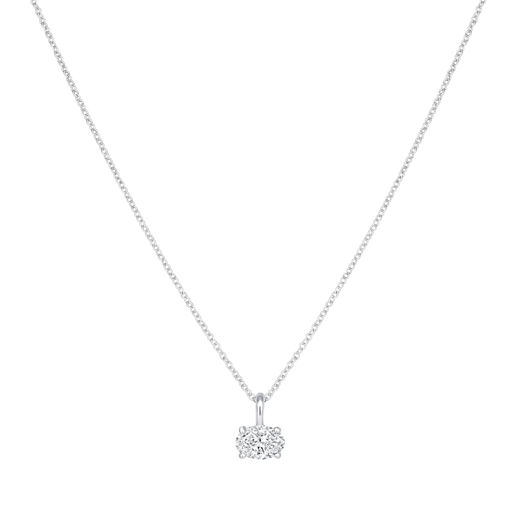 Oval Cut Eterna Pendant Pendant ABP-239-LGD-4  - Abtin & Co.