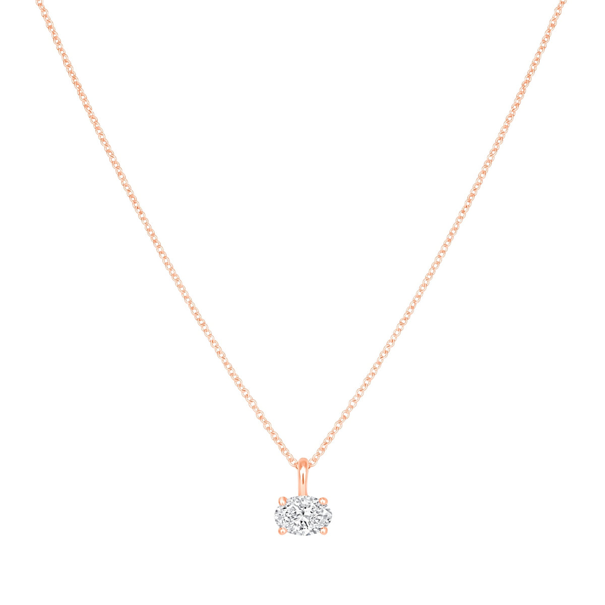 Oval Cut Eterna Pendant Pendant ABP-239-LGD-7  - Abtin & Co.