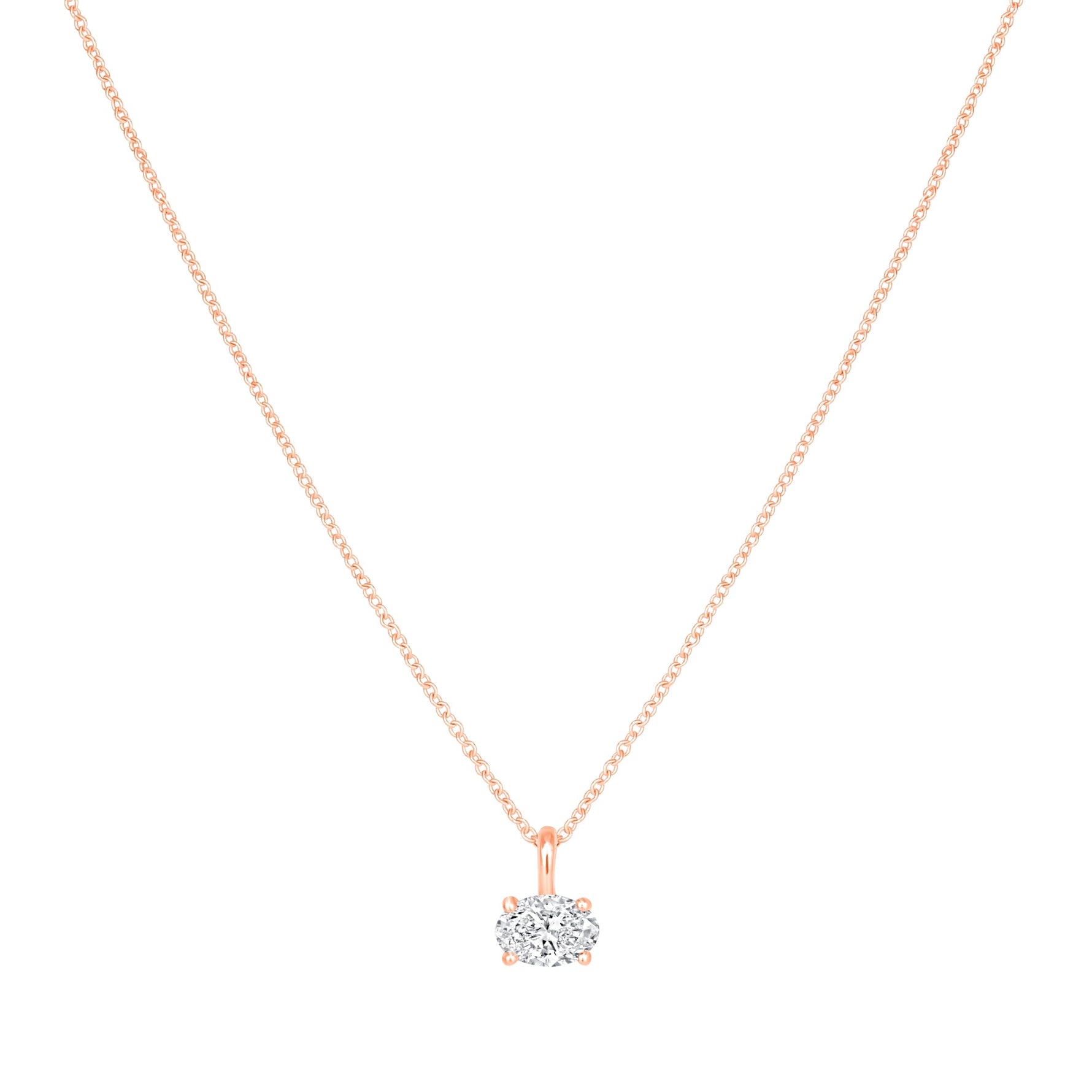 Oval Cut Eterna Pendant Pendant ABP-239-LGD-7  - Abtin & Co.