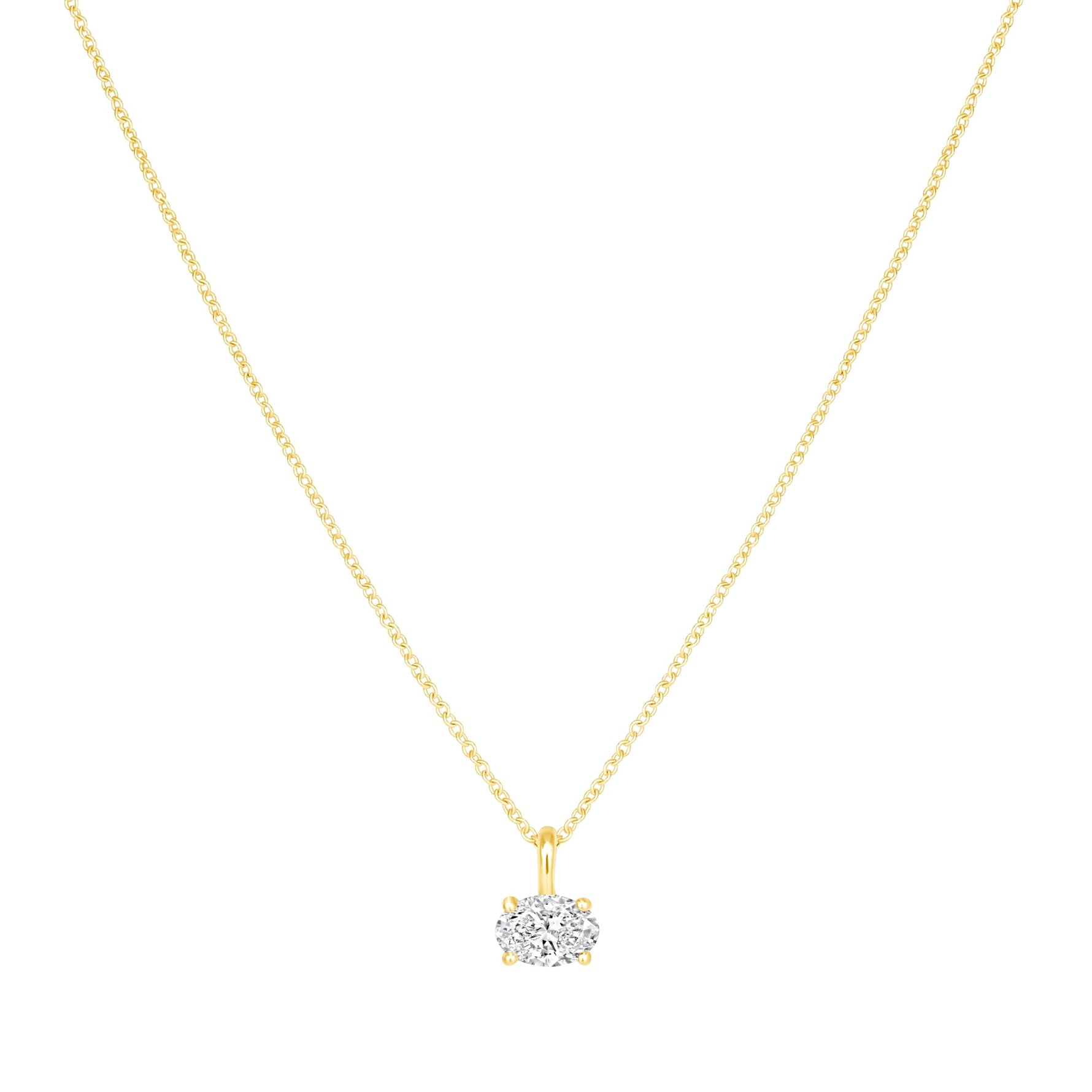 Oval Cut Eterna Pendant Pendant ABP-239-LGD-1  - Abtin & Co.