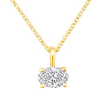 Oval Cut Eterna Pendant Pendant ABP-239-LGD-1  - Abtin & Co.