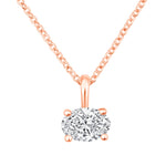 Oval Cut Eterna Pendant Pendant ABP-239-LGD-7  - Abtin & Co.