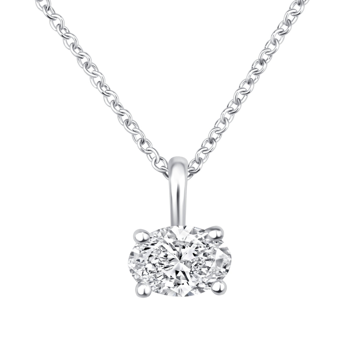 Oval Cut Eterna Pendant Pendant ABP-239-LGD-4  - Abtin & Co.