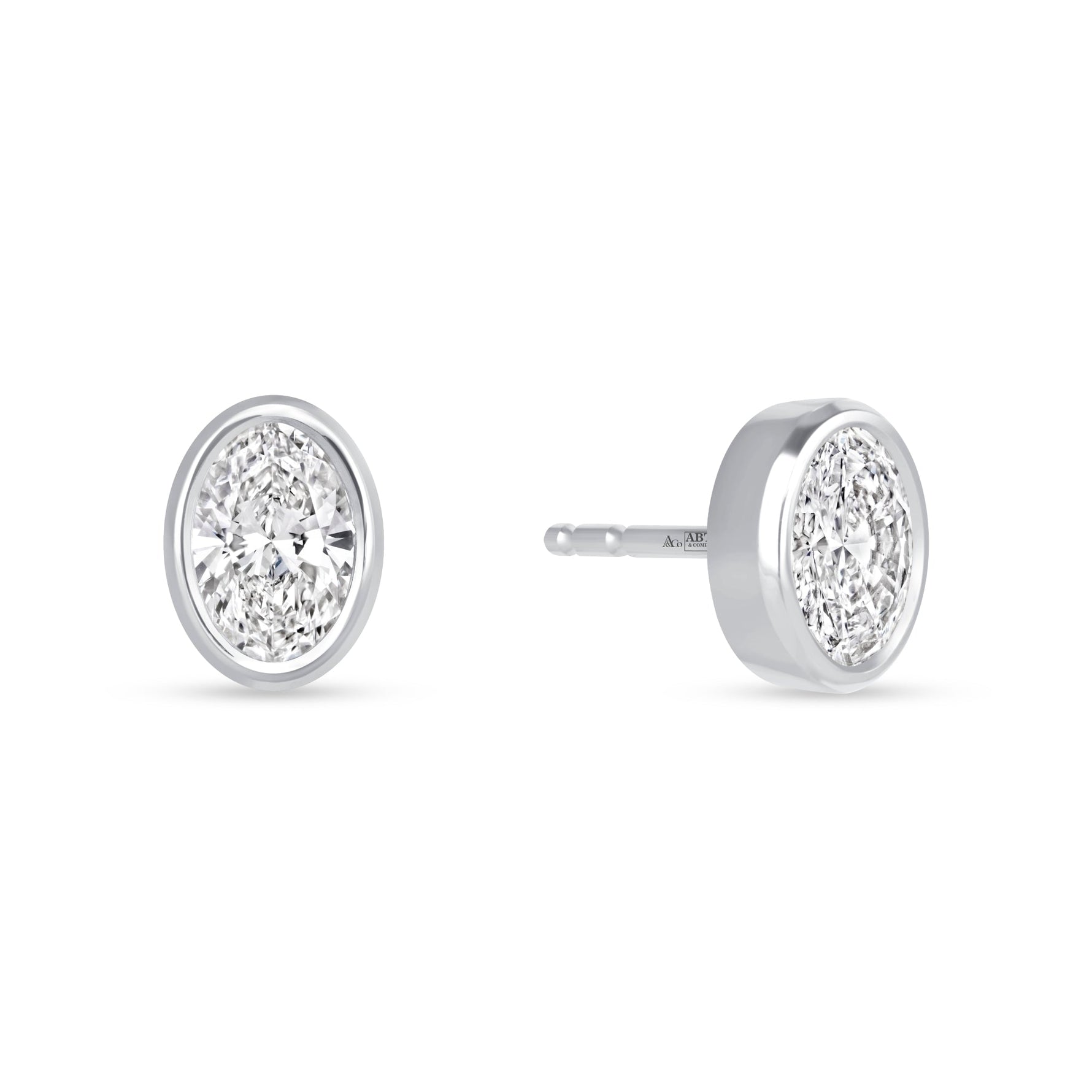 Oval Étoile Jackets Earring ABE-226-LGD-7  - Abtin & Co.