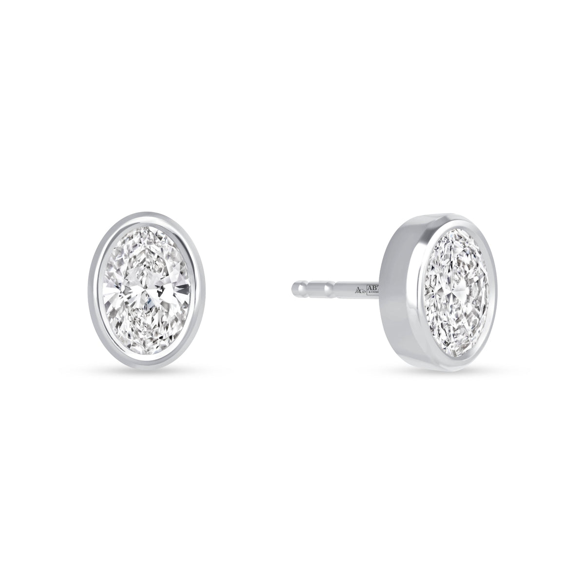 Oval Étoile Jackets Earring ABE-226-LGD-1  - Abtin & Co.