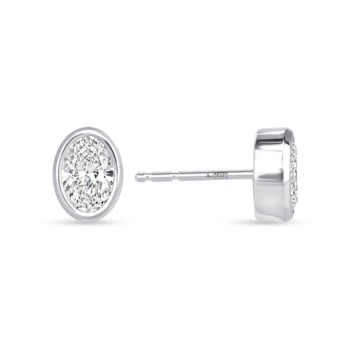 Oval Étoile Jackets Earring ABE-226-LGD-1  - Abtin & Co.