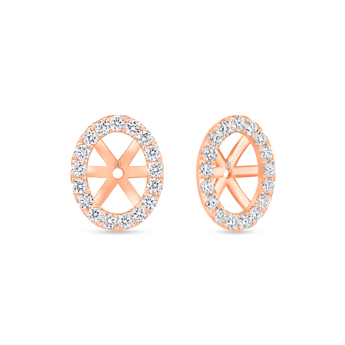 Oval Étoile Jackets Earring ABE-226-LGD-7  - Abtin & Co.