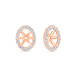Oval Étoile Jackets Earring ABE-226-LGD-7  - Abtin & Co.