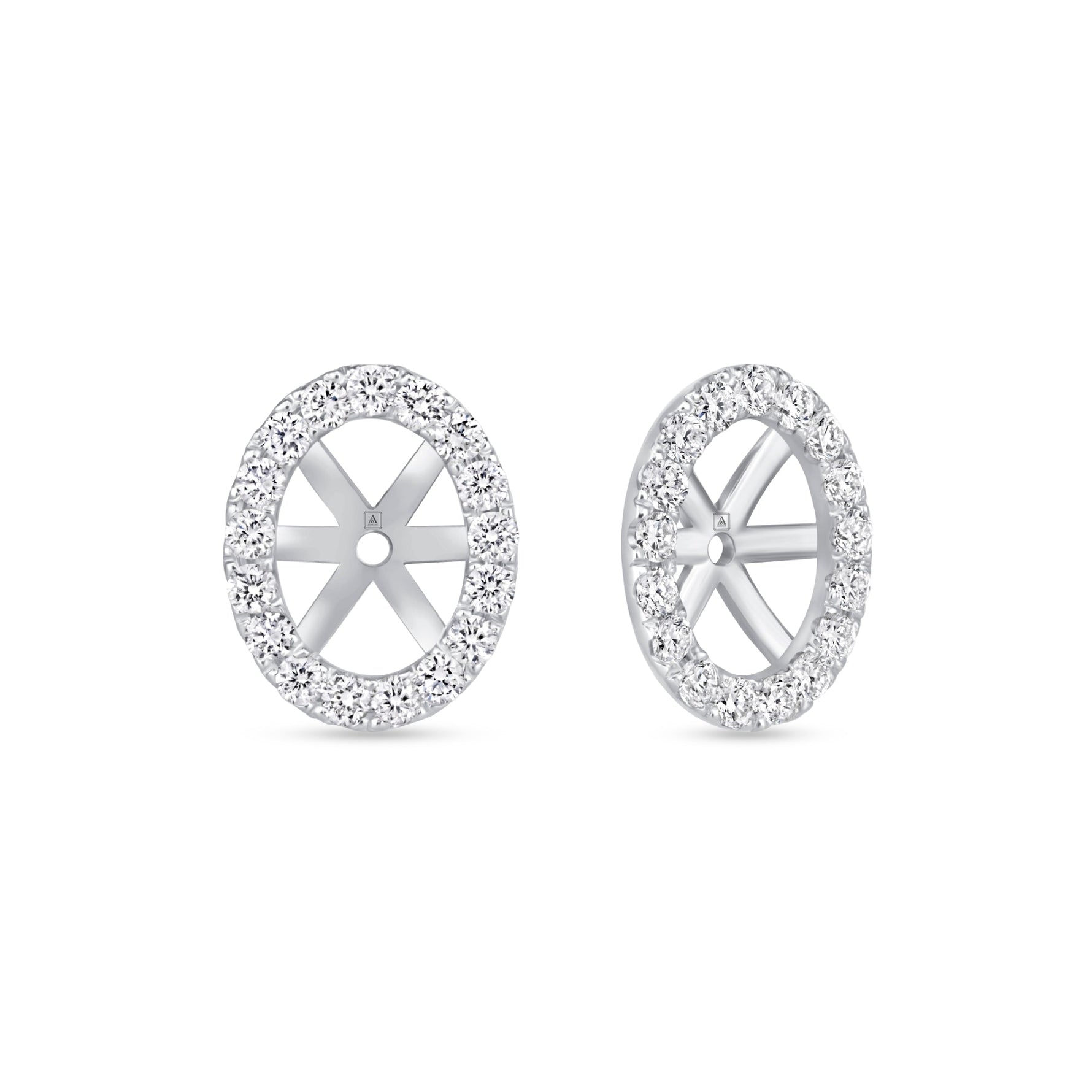 Oval Étoile Jackets Earring ABE-226-LGD-4  - Abtin & Co.