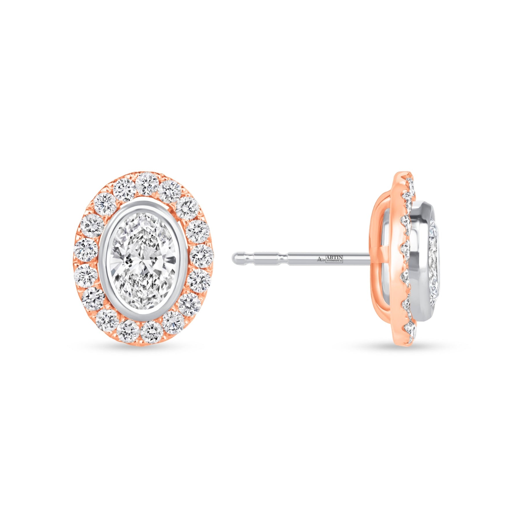 Oval Étoile Jackets Earring ABE-226-LGD-7  - Abtin & Co.