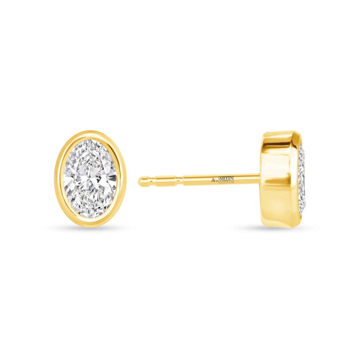 Oval Étoile Jackets Earring ABE-226-LGD-4  - Abtin & Co.