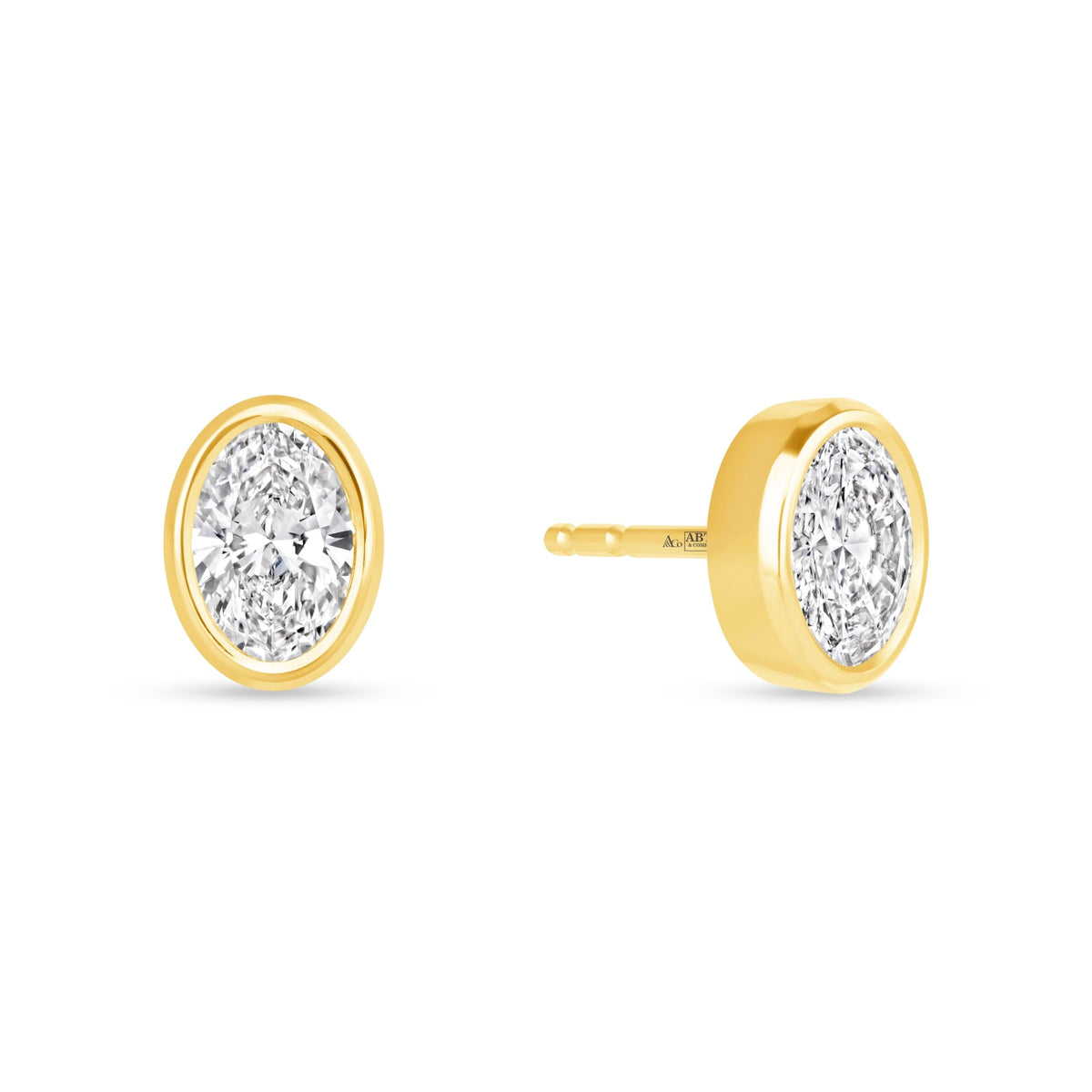 Oval Étoile Jackets Earring ABE-226-LGD-4  - Abtin & Co.