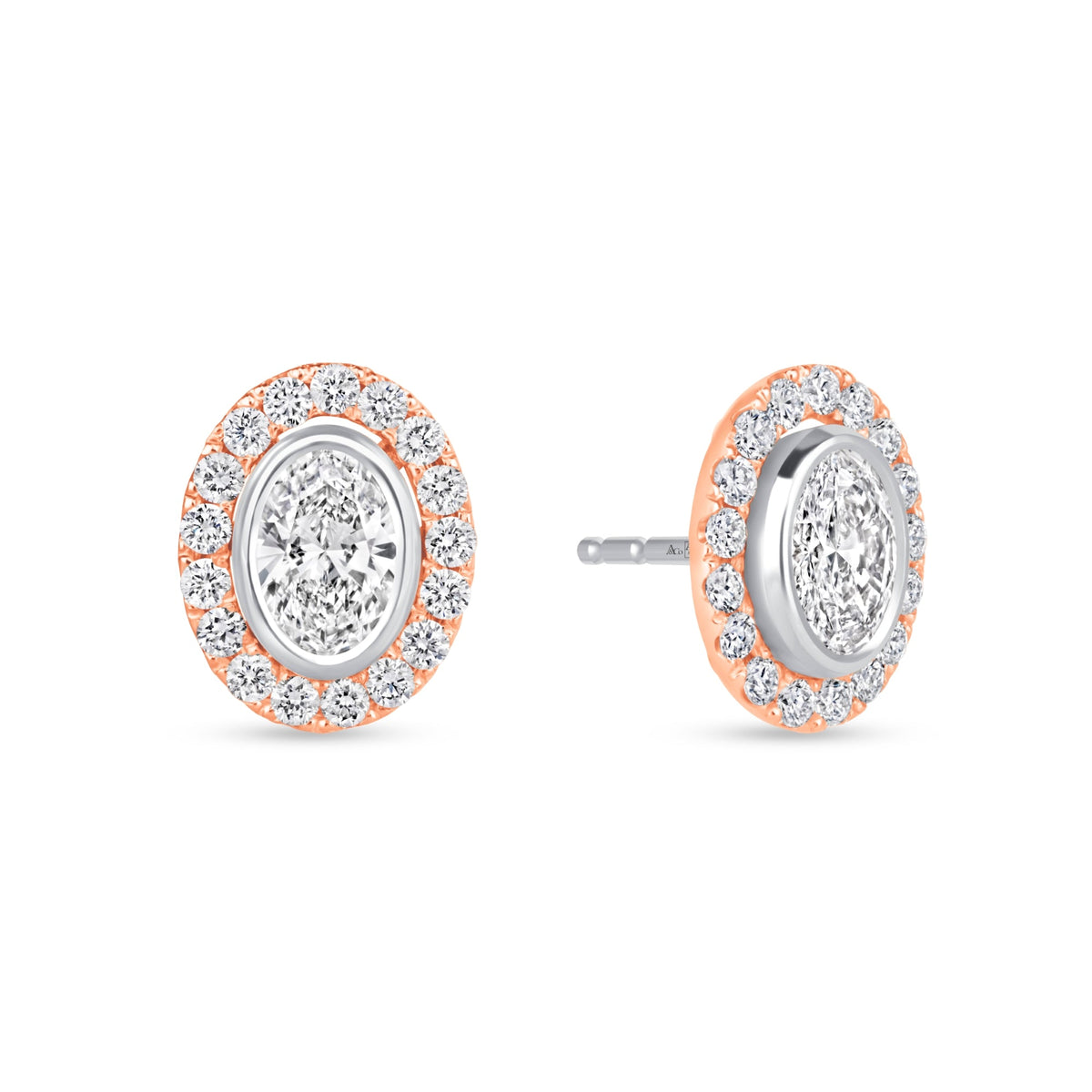 Oval Étoile Jackets Earring ABE-226-LGD-7  - Abtin & Co.
