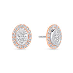 Oval Étoile Jackets Earring ABE-226-LGD-7  - Abtin & Co.