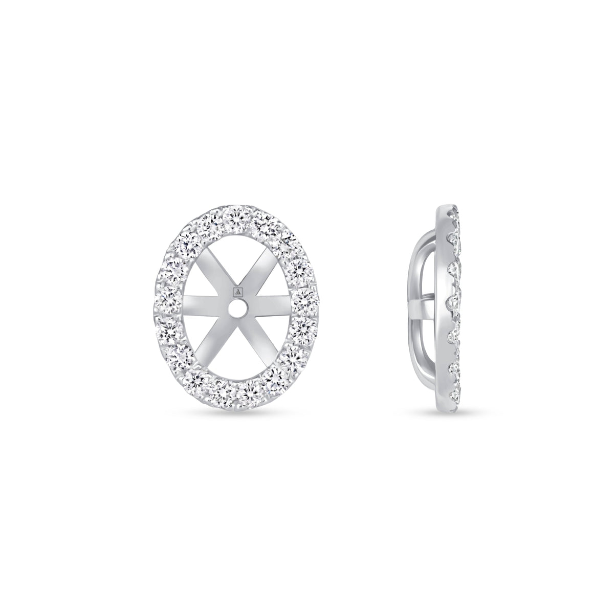 Oval Étoile Jackets Earring ABE-226-LGD-4  - Abtin & Co.