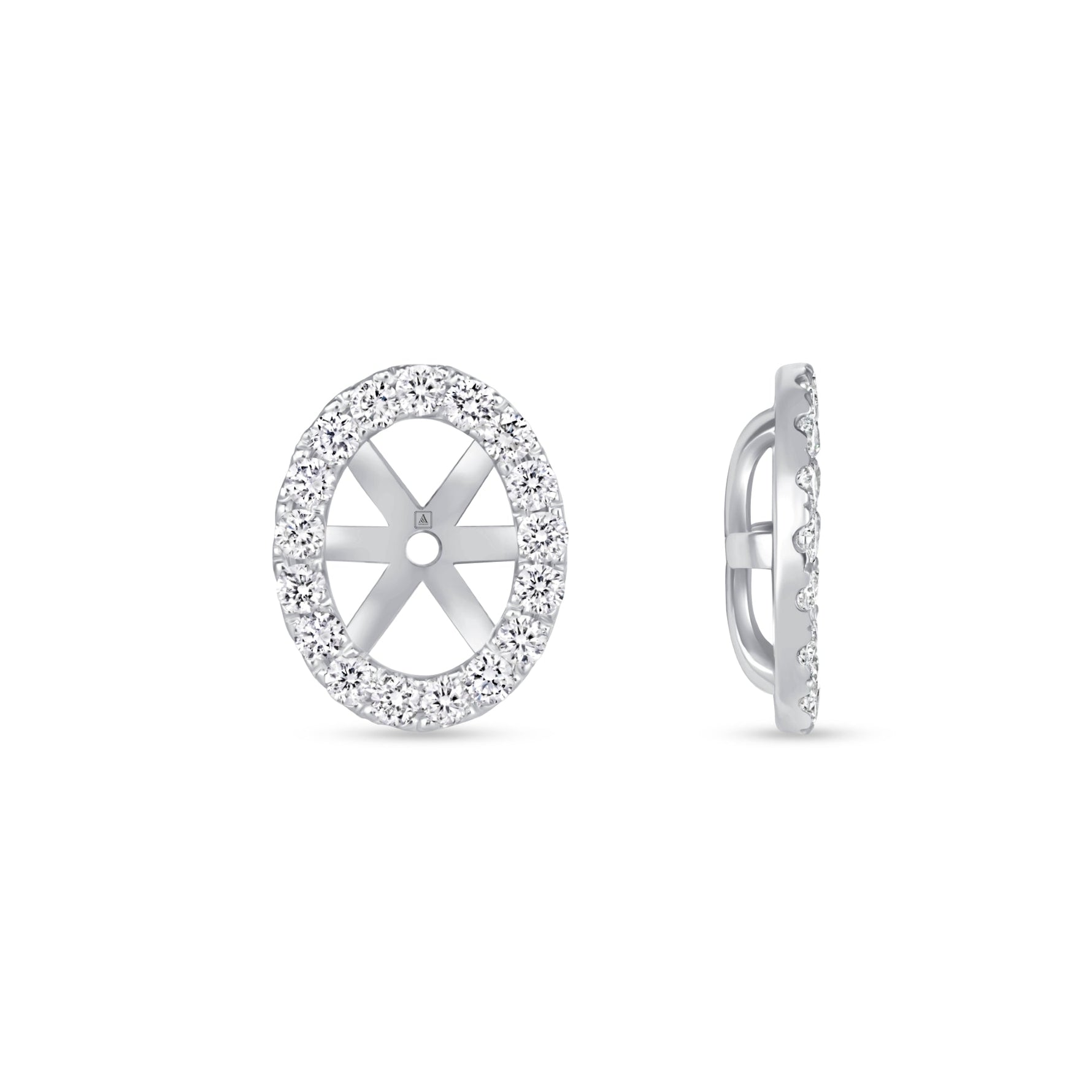 Oval Étoile Jackets Earring ABE-226-LGD-4  - Abtin & Co.