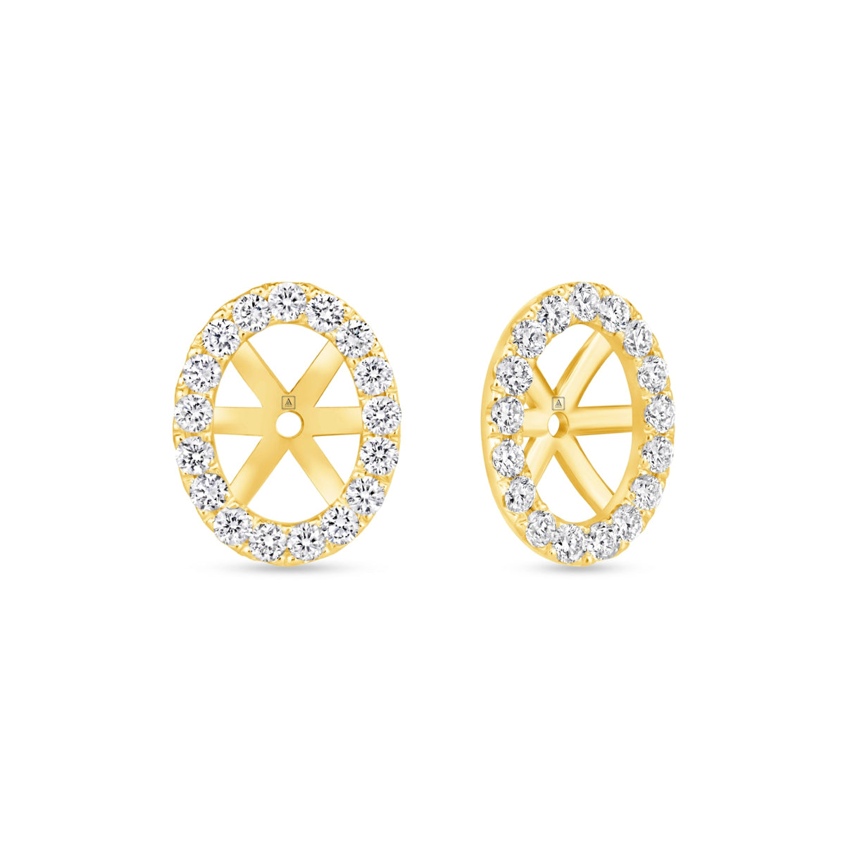 Oval Étoile Jackets Earring ABE-226-LGD-1  - Abtin & Co.
