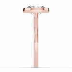 Oval Lumière Bezel Solitaire Ring ABER-103-OV-LGD-11  - Abtin & Co.