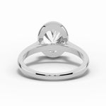 Oval Lumière Bezel Solitaire Ring ABER-103-OV-LGD-6  - Abtin & Co.