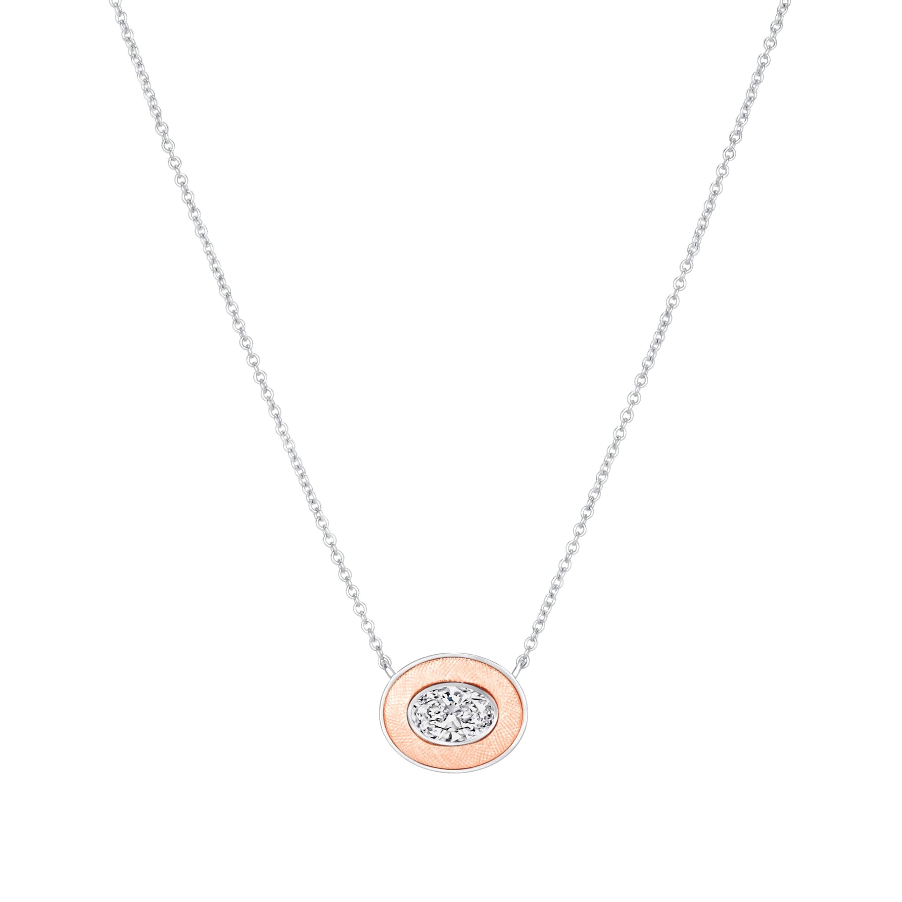 Oval Lumina Medallion Pendant Pendant ABP-245-LGD-7  - Abtin & Co.