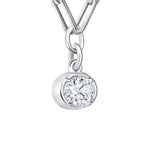 Oval Lustra Bezel Pendant Pendant ABP-231-LGD-4  - Abtin & Co.