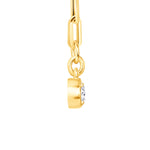 Oval Lustra Bezel Pendant Pendant ABP-231-LGD-1  - Abtin & Co.