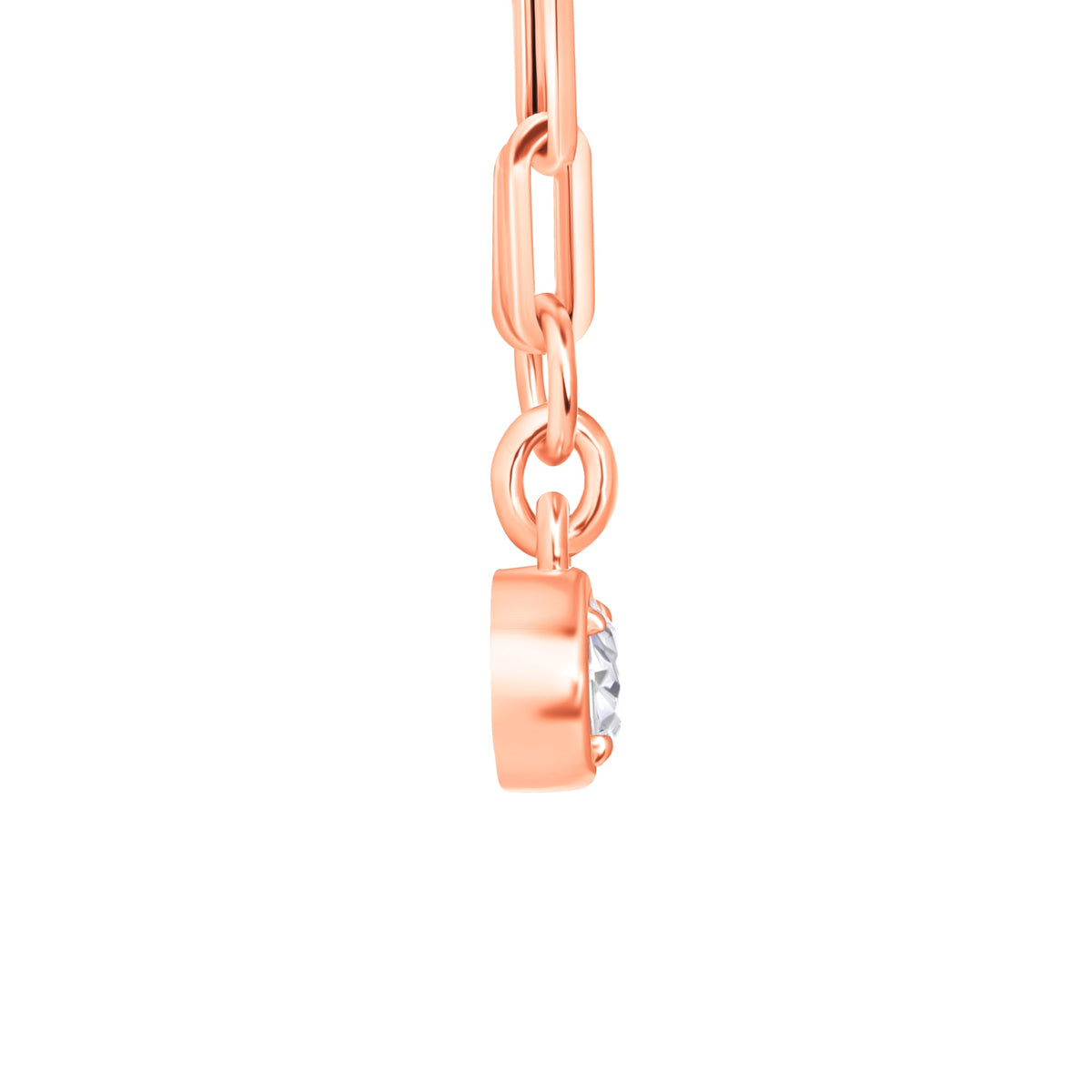 Oval Lustra Bezel Pendant Pendant ABP-231-LGD-7  - Abtin & Co.