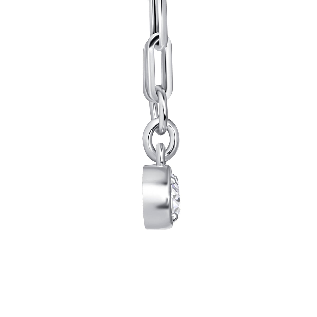 Oval Lustra Bezel Pendant Pendant ABP-231-LGD-4  - Abtin & Co.