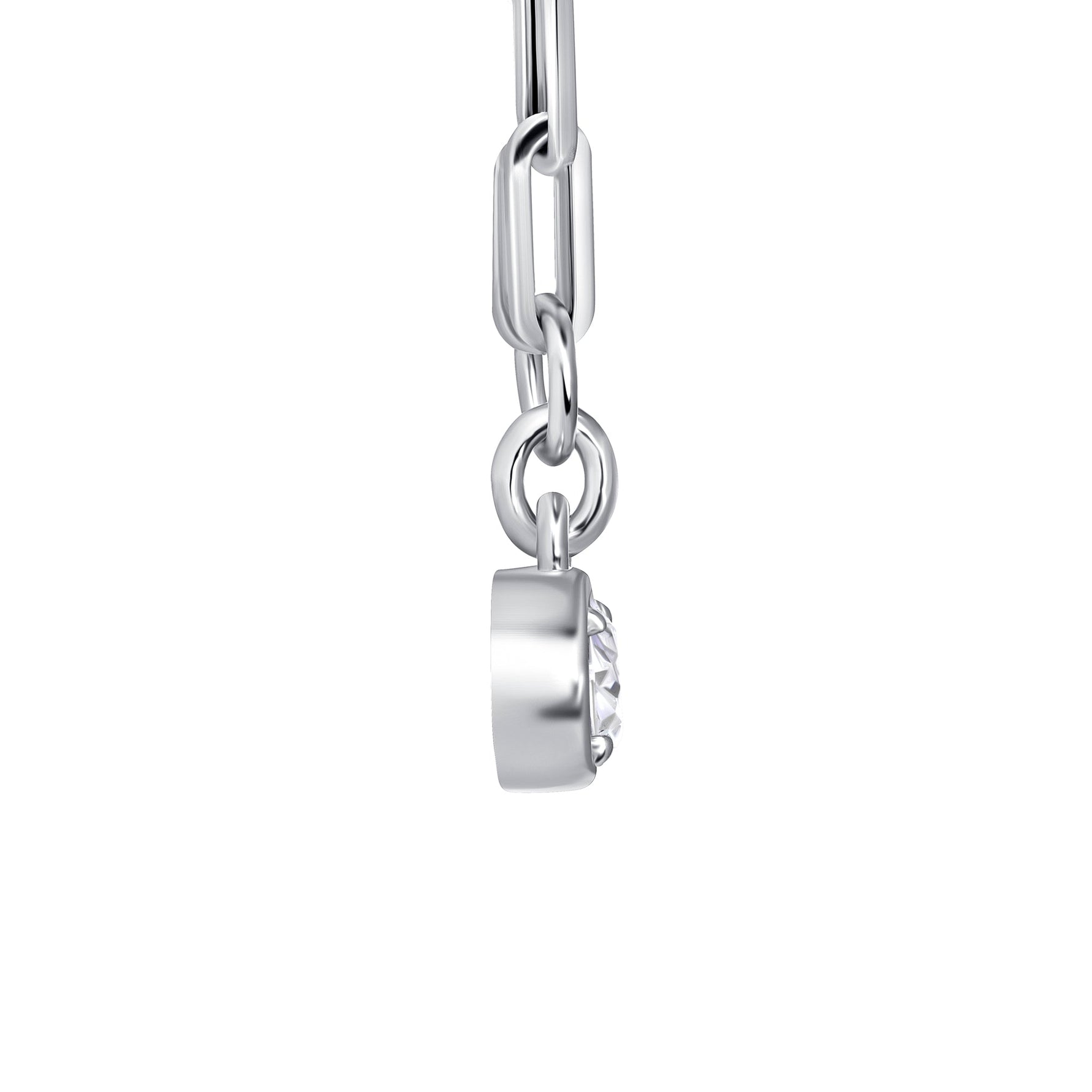 Oval Lustra Bezel Pendant Pendant ABP-231-LGD-4  - Abtin & Co.