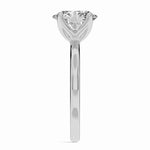 Oval Lustre Solitaire Ring ABER-100-OV-LGD-6  - Abtin & Co.