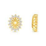 Oval Majesté Jackets Earring ABE-222-LGD-7  - Abtin & Co.