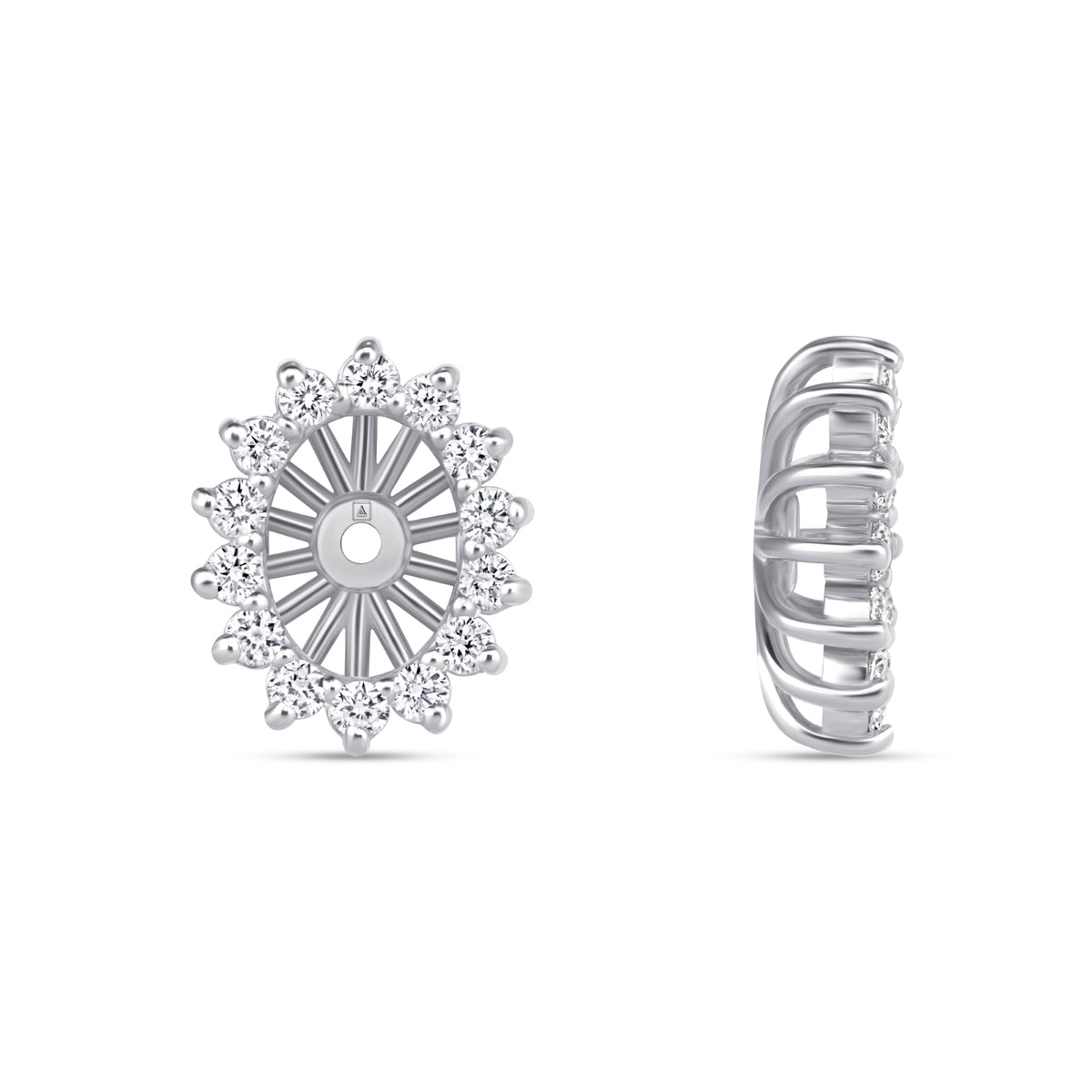 Oval Majesté Jackets Earring ABE-222-LGD-7  - Abtin & Co.