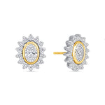 Oval Majesté Jackets Earring ABE-222-LGD-4  - Abtin & Co.