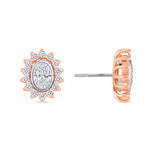 Oval Majesté Jackets Earring ABE-222-LGD-7  - Abtin & Co.