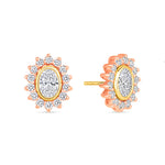 Oval Majesté Jackets Earring ABE-222-LGD-7  - Abtin & Co.