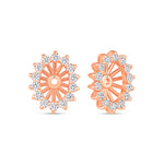 Oval Majesté Jackets Earring ABE-222-LGD-7  - Abtin & Co.
