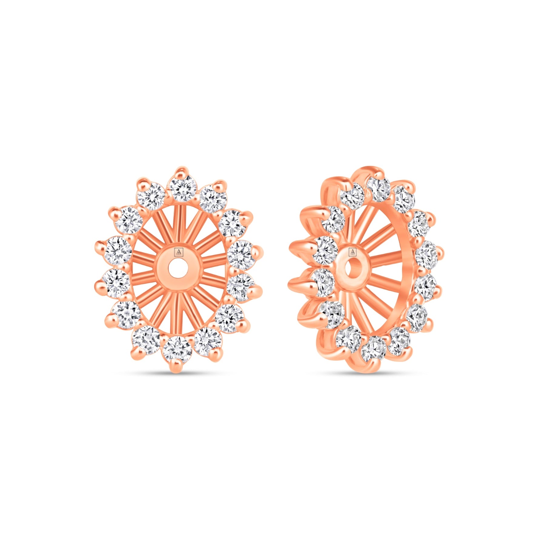 Oval Majesté Jackets Earring ABE-222-LGD-7  - Abtin & Co.