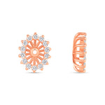 Oval Majesté Jackets Earring ABE-222-LGD-7  - Abtin & Co.