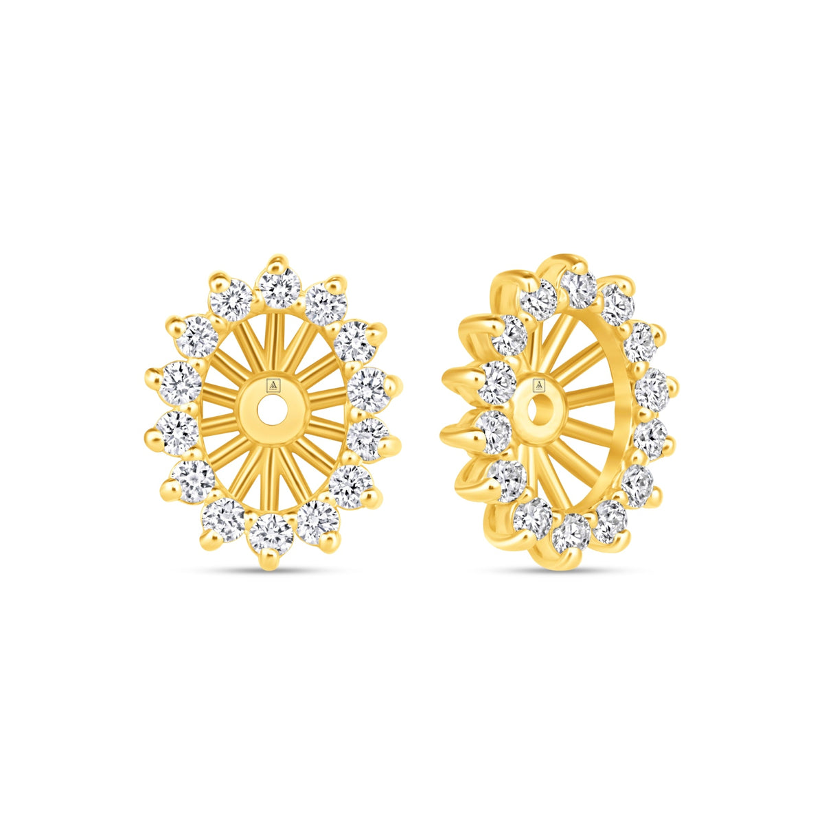 Oval Majesté Jackets Earring ABE-222-LGD-7  - Abtin & Co.