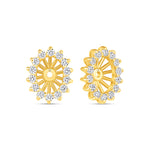 Oval Majesté Jackets Earring ABE-222-LGD-7  - Abtin & Co.