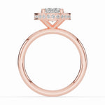 Oval Nova Halo Engagement Ring Ring ABER-108-OV-LGD-26  - Abtin & Co.