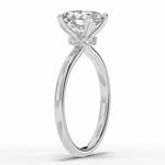 Oval Tiara Glow Solitaire Ring ABER-102-OV-LGD-6  - Abtin & Co.
