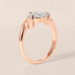 PEAR AUREVE TOI ET MOI Ring Ring ABB-857-LGD-3  - Abtin & Co.