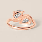 PEAR AUREVE TOI ET MOI Ring Ring ABB-857-LGD-3  - Abtin & Co.