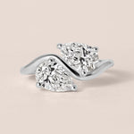 PEAR AUREVE TOI ET MOI Ring Ring ABB-857-LGD-2  - Abtin & Co.