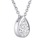 Pear Bezel Lumière Pendant Pendant ABP-226-LGD-4  - Abtin & Co.