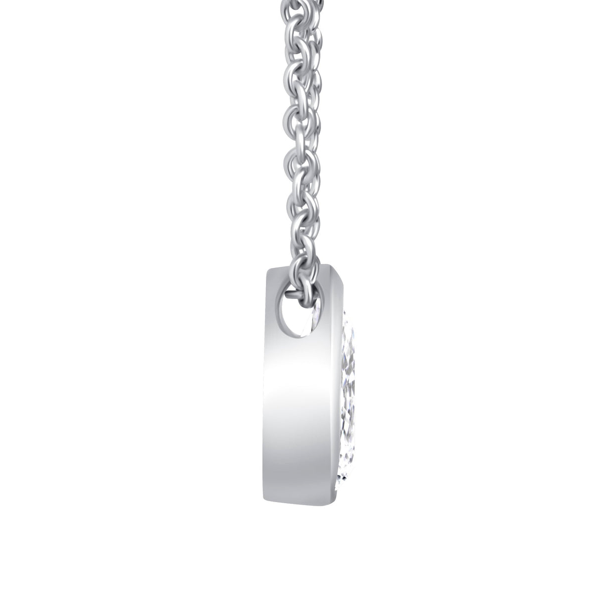 Pear Bezel Lumière Pendant Pendant ABP-226-LGD-4  - Abtin & Co.